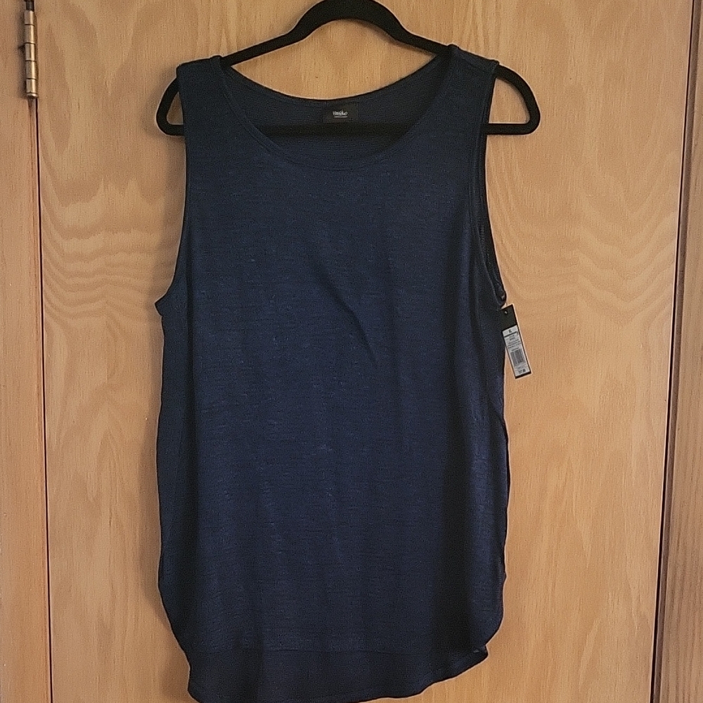Massimo Navy Heather Tank Top